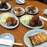 Photo of some of the dishess  at Izakaya Masaka in Tokyo