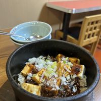 Mapo tofu  at Izakaya Masaka in Tokyo