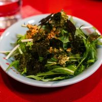 Salad at Izakaya Masaka in Tokyo