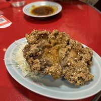 Fried mushroom  at Izakaya Masaka in Tokyo