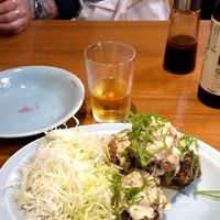 Karaage sauce yuzu mayo at Izakaya Masaka in Tokyo