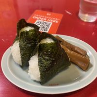 Rice balls  at Izakaya Masaka in Tokyo