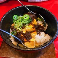 Mapo tofu  at Izakaya Masaka in Tokyo