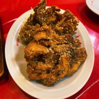 Dried mushroom (amazing!)  at Izakaya Masaka in Tokyo