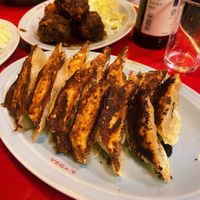 Gyozas (had to get 12!)  at Izakaya Masaka in Tokyo