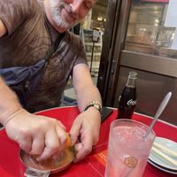 Make your own cocktail (grapefruit sour)  at Izakaya Masaka in Tokyo