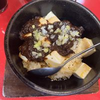 mapo tofuu  at Izakaya Masaka in Tokyo