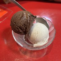 ice cream   at Izakaya Masaka in Tokyo