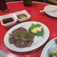 Mushroom sashimi   at Izakaya Masaka in Tokyo