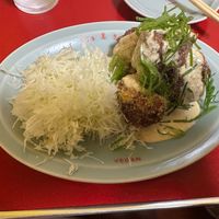 Karaage with yuzu pepper mayonnaise at Izakaya Masaka in Tokyo