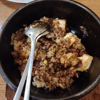Mapo tofu at Izakaya Masaka in Tokyo