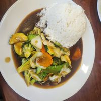 Mixed vegetables at Sunny Thai in Arlington