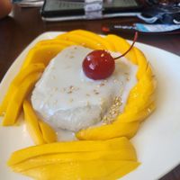 Mango sticky rice at Sunny Thai in Arlington
