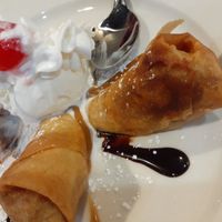 Fried banana at Sunny Thai in Arlington