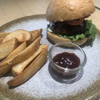 Love burger  at The Roots Salad Bar in Jakarta