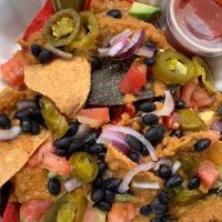 Vegan Nachos to go with  at B-Side Grill in New Paltz