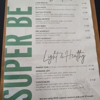 More drinks at Super Be Juicery in Marbella