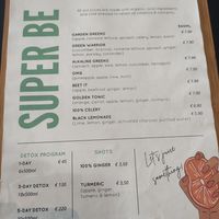 Juices at Super Be Juicery in Marbella