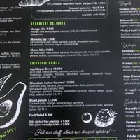 New Menu  at Super Be Juicery in Marbella