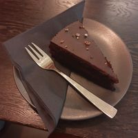 Chocolate cake at Anne&Max in Rotterdam