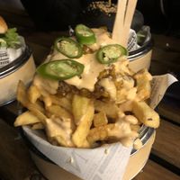 Cheese fries, yummy ! at Kiiro Burger in Berlin