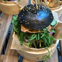 One of the best vegan burgers in Berlin. at Kiiro Burger in Berlin