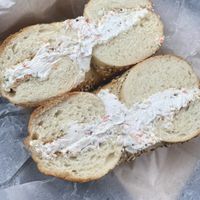 Delicious Tofu Veggie cream cheese   at Beyond the Bagel in Montclair