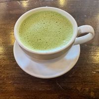 Matcha latte  at Common Good Harlem in New York City