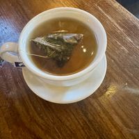 Peppermint and cardamon tea  at Common Good Harlem in New York City