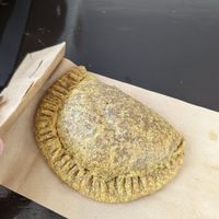 Lentil patty (200jmd) at Bodykure in Port Antonio