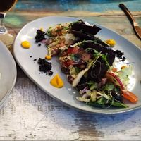 Salad at Burina in Liptovsky Mikulas