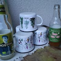 Steel mugs at Burina in Liptovsky Mikulas