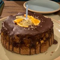 The amazing cake they made for my birthday at Burina in Liptovsky Mikulas