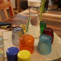 Colourful details and free water at Burina in Liptovsky Mikulas