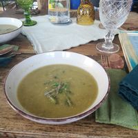 Green bena soup at Burina in Liptovsky Mikulas