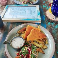 Dumpling and no-fried chesee at Burina in Liptovsky Mikulas