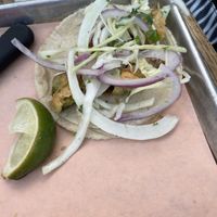 Fried avocado taco was delicious!! I got with a side of guacamole and salsa. Instant tummy happiness and I’ll be back over and over again.  at Taco Boy in Summerville