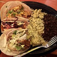Tempura avocado and two other tofu options at Taco Boy in Summerville