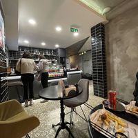 The atmosphere   at Happy Burger in Istanbul