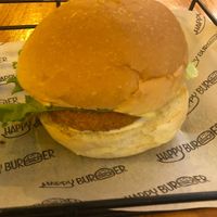 Schnitzel Burger at Happy Burger in Istanbul