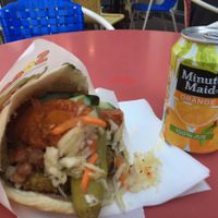 Pita felafel aubergine -- delicious at Sonny in Amsterdam