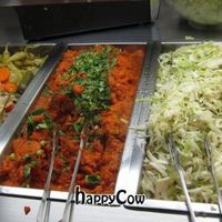 Salad bar close-up. Only one item wasn't vegan (the yogurt-based dip). at Sonny in Amsterdam