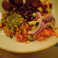 Falafel mezze bowl at Lounges - Piero Lounge in Nuneaton