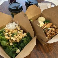 Fresh Tofu Bowl (left) at Bab Cafe in Reno