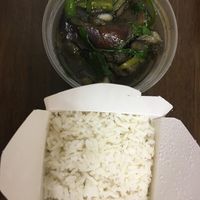 spicy eggplant $10 at Thai BBQ in Murrieta