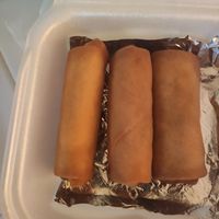 Vegetable egg rolls at Thai BBQ in Murrieta