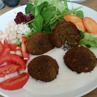 Falaffle Plate at Bio-Cafe Kieselstein in Potsdam