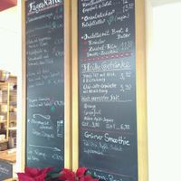 The daily menu at Bio-Cafe Kieselstein in Potsdam