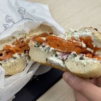   at Pigeon Bagels in Pittsburgh