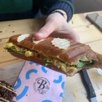 Chickpea egg and spinach😋  at Bakery Bakery - Breitenrain in Bern